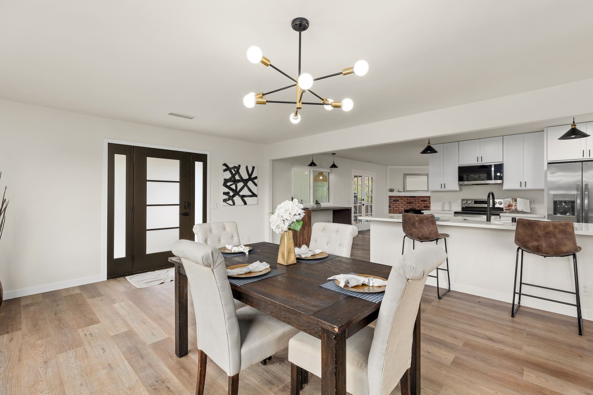 Modern ADU construction in San Diego with a stylish backyard.   Custom-built accessory dwelling unit (ADU) with energy-efficient design.   San Diego ADU builders working on a detached guest house.   Luxury home remodeling project in San Diego featuring a modern kitchen.   San Diego home renovation with upgraded interiors and open floor plan.   Bathroom remodel in San Diego with sleek tile and custom vanity.   New home construction project in San Diego with contemporary design.   Experienced San Diego construction team building a custom home.   High-quality residential construction site in San Diego.