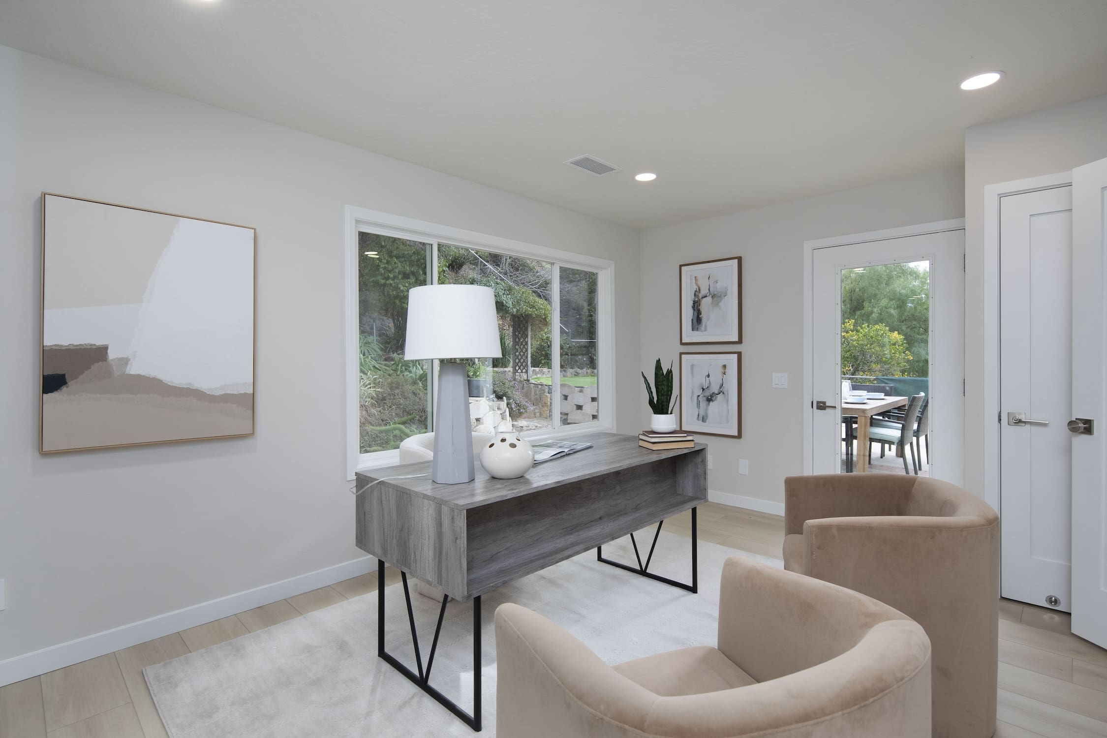 Modern ADU construction in San Diego with a stylish backyard.   Custom-built accessory dwelling unit (ADU) with energy-efficient design.   San Diego ADU builders working on a detached guest house.   Luxury home remodeling project in San Diego featuring a modern kitchen.   San Diego home renovation with upgraded interiors and open floor plan.   Bathroom remodel in San Diego with sleek tile and custom vanity.   New home construction project in San Diego with contemporary design.   Experienced San Diego construction team building a custom home.   High-quality residential construction site in San Diego.